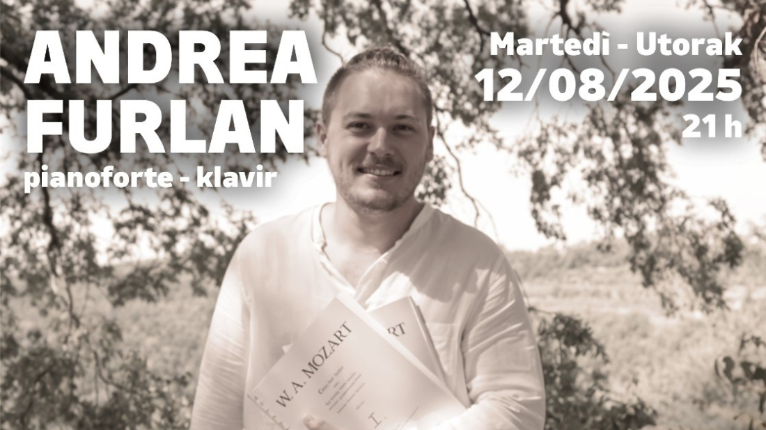 Pijanist Andrea Furlan nastupit će na Ljetnoj pozornici ''Vlado Benussi'' u Rovinju
