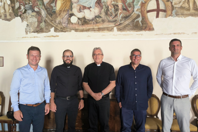 Gradonačelnik Nimčević uputio zahvale mons. Vilimu Grpcu i vlč. Zoranu Županoviću za godine službe u Rovinju