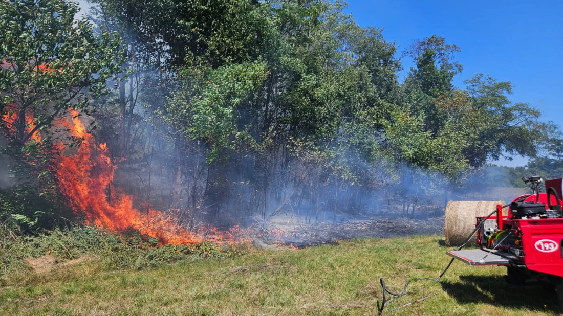 Dva požara u kratkom razmaku na Žminjštini, vatrogasci brzo intervenirali