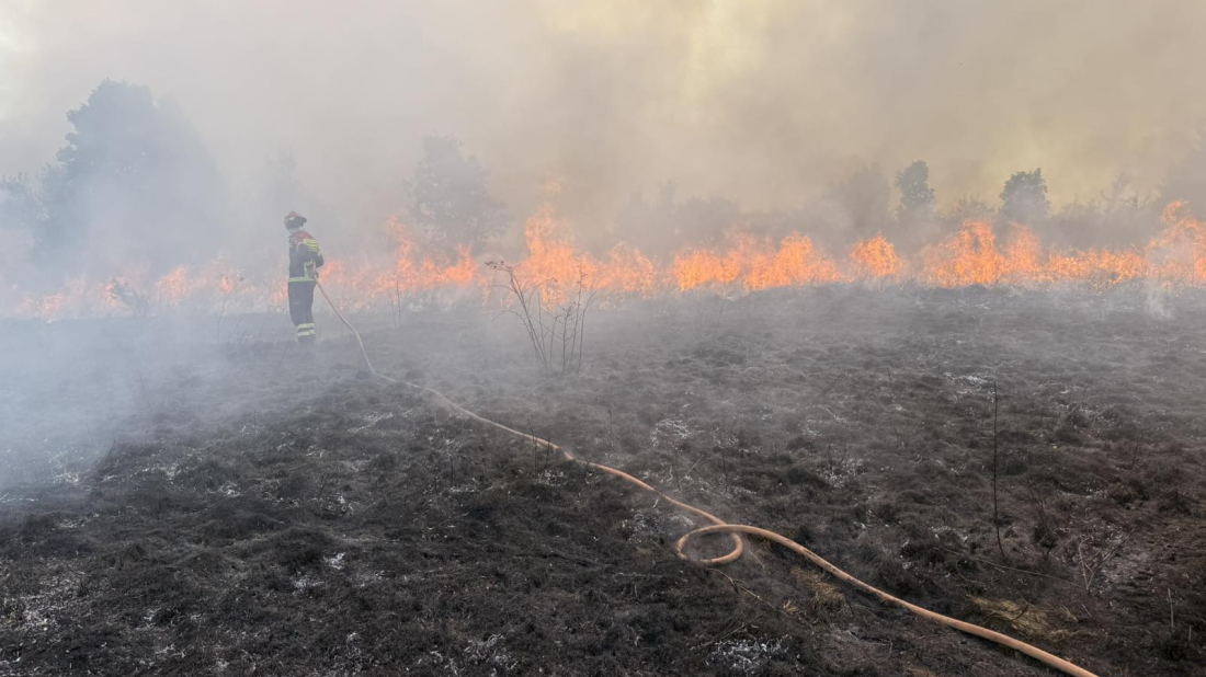 Vatrogasci će noćas dežurati na sva tri požarišta - kod Žminja, Barbana i Marčane!