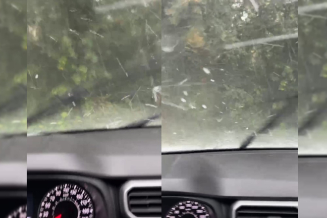 U Istru stigla promjena vremena, Tinjan i Kringu pogodila jaka tuča!
