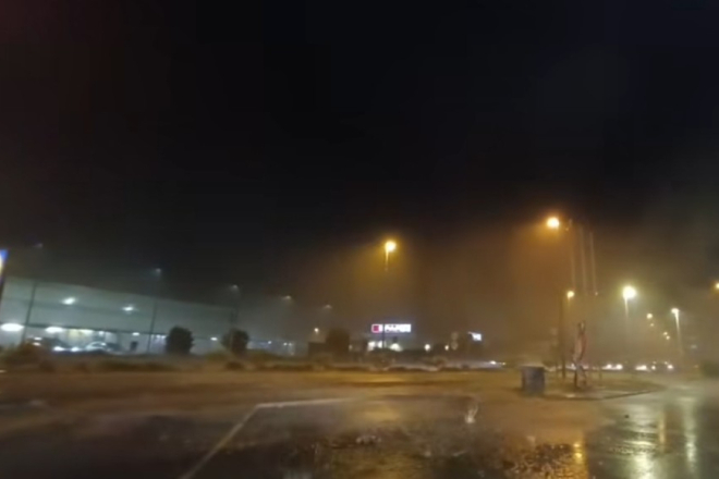 Nevrijeme poharalo Umag: Led i bujice potpuno preplavile ulice