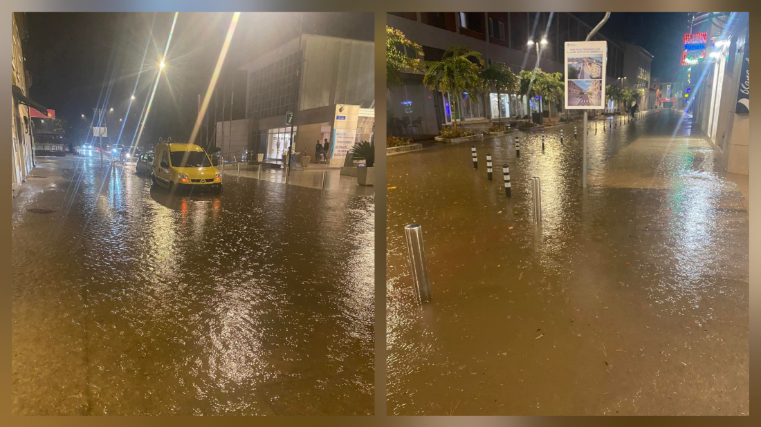 Nevrijeme poharalo Umag: Led i bujice potpuno preplavile ulice