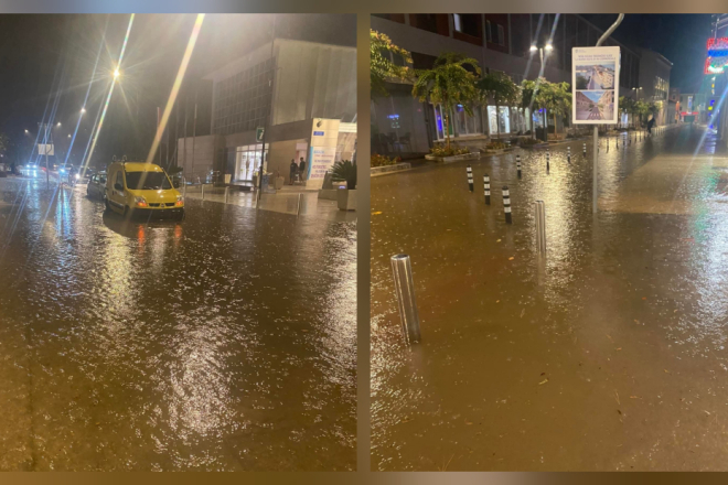 Nevrijeme poharalo Umag: Led i bujice potpuno preplavile ulice