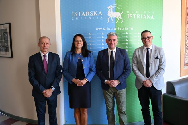 Župan Miletić primio novu generalnu konzulicu Republike Srbije u Rijeci  Ivanu Stojiljković