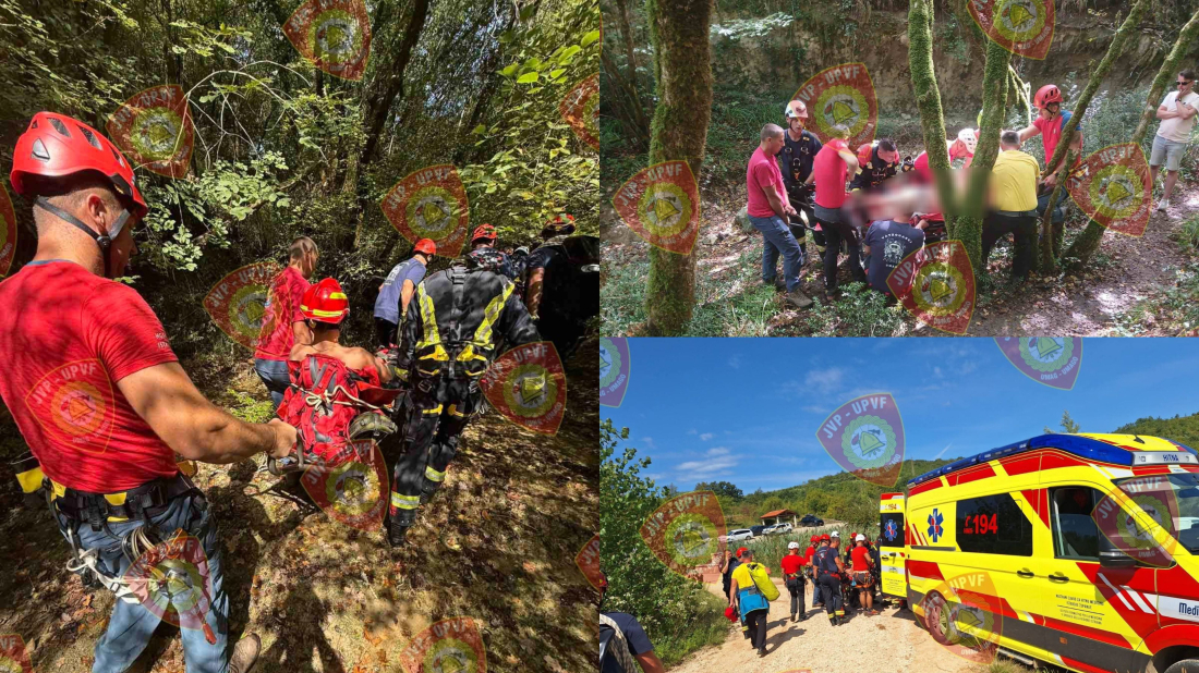 Turist u Istri pao s nekoliko metara visoke stijene, spašavali ga vatrogasci i članovi HGSS-a