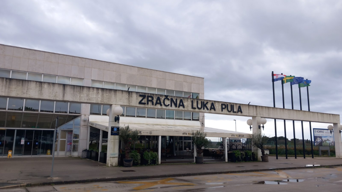 Zračna luka Pula s 22 tisuće više putnika nego lani, ali broj letova manji
