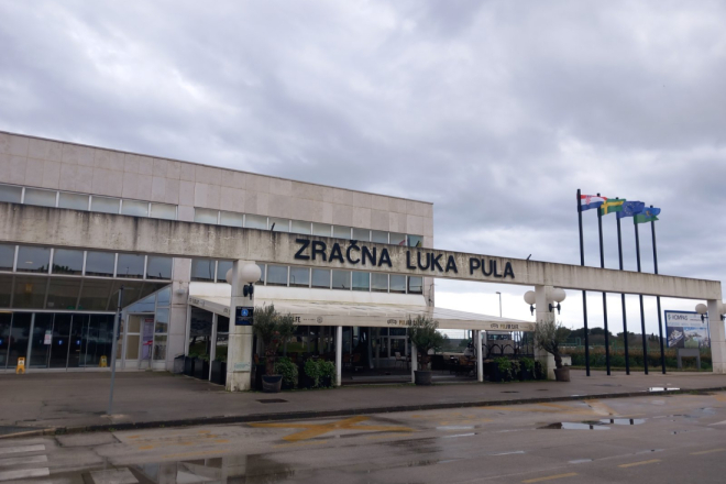 Zračna luka Pula s 22 tisuće više putnika nego lani, ali broj letova manji