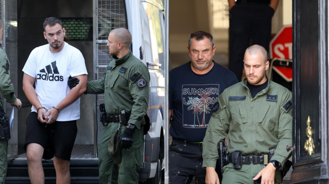 FOTO Muškarci koji su se potukli sa Slovencima u Umagu u lisicama dovedeni na sud