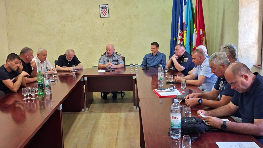 U Gračišću održana Koordinacija vatrogasaca priobalnih županija