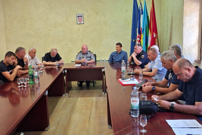 U Gračišću održana Koordinacija vatrogasaca priobalnih županija