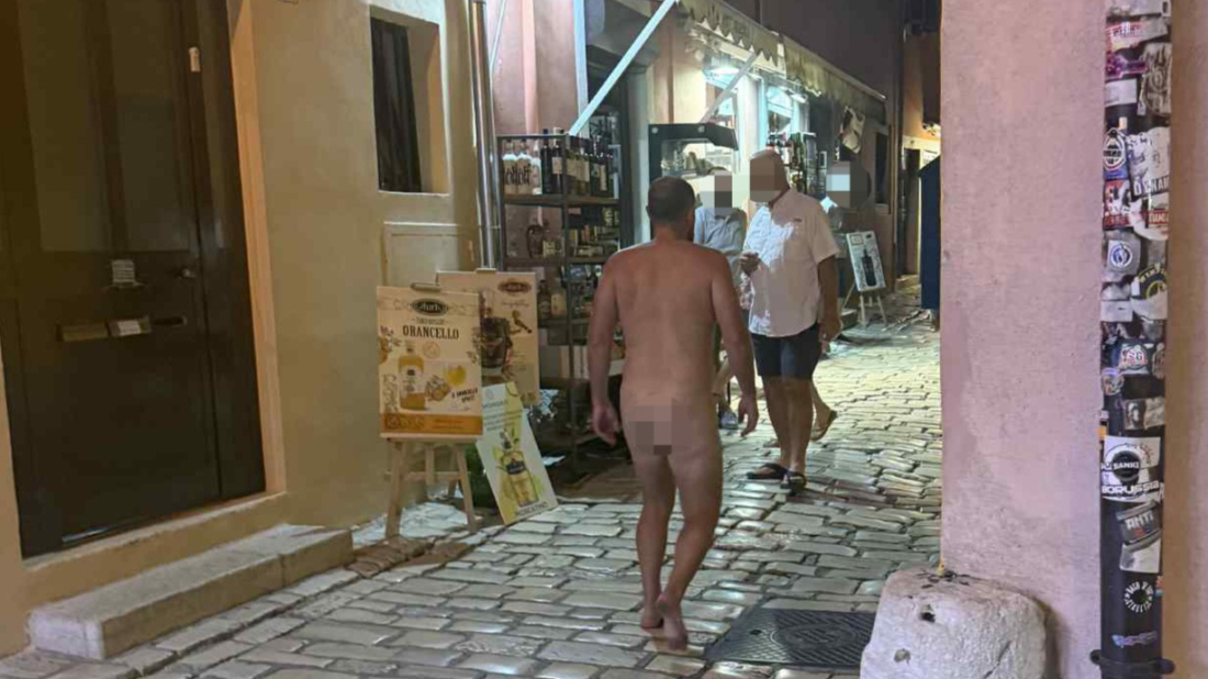 U Rovinju gol muškarac prošetao centrom grada - građani zgroženi!