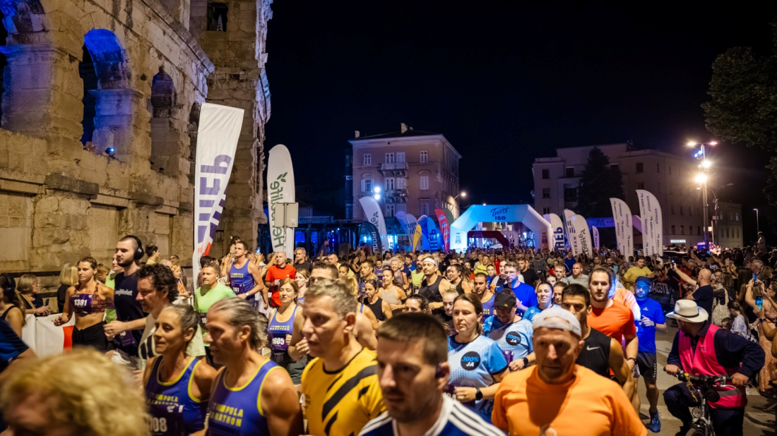 FOTO: Tisuće trkača utrčalo u čarobni cilj Arene na 7. Pula Marathonu