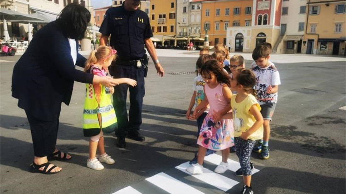 U Rovinju 90 mališana kroz igru i praksu učilo o prometnoj sigurnosti