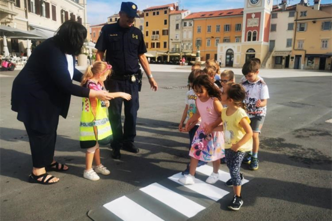 Rovinj: 90 mališana kroz igru i praksu učilo o prometnoj sigurnosti