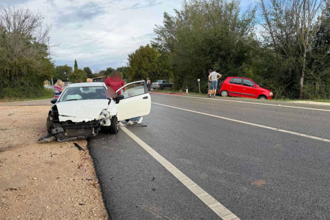 Prometna nesreća na cesti prema Villas Rubinu u Rovinju