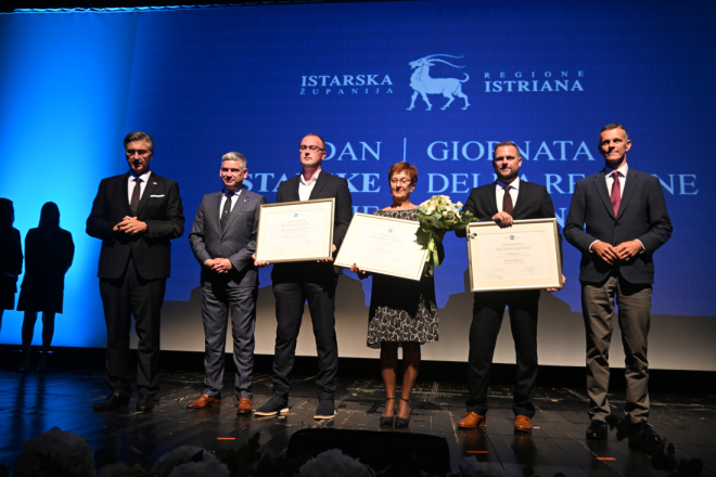 Rudan d.o.o., NK „Brtonigla-Nova Vas“ i Sigurna kuća dobitnici priznanja Istarske županije