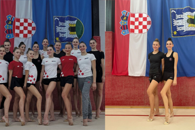 Uspjeh gimnastičarki KREG Galatea na Apsolutnom prvenstvu Hrvatske u ritmičkoj gimnastici