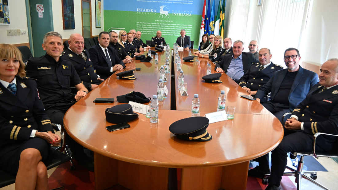 Suradnja županije i policije ključ visoke razine sigurnosti u Istri!