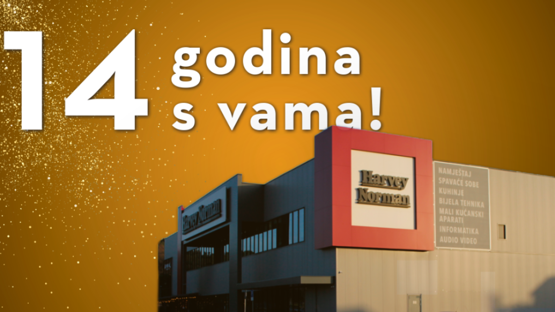 Slavimo 14 godina Harvey Normana uz odlične popuste!