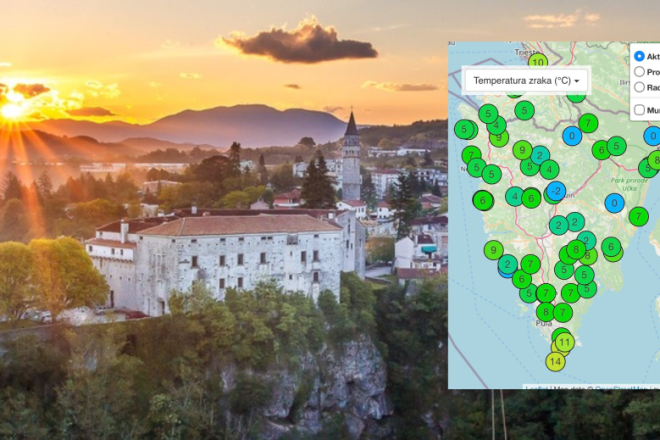 Prvi minusi u Istri, Podberam je jutros bio na -2 °C!