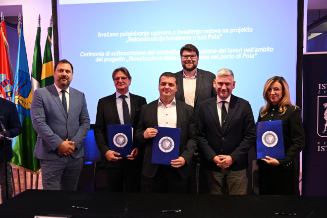 Kreće rekonstrukcija pulskog lukobrana, projekt vrijedan 28,6 MILIJUNA EURA!