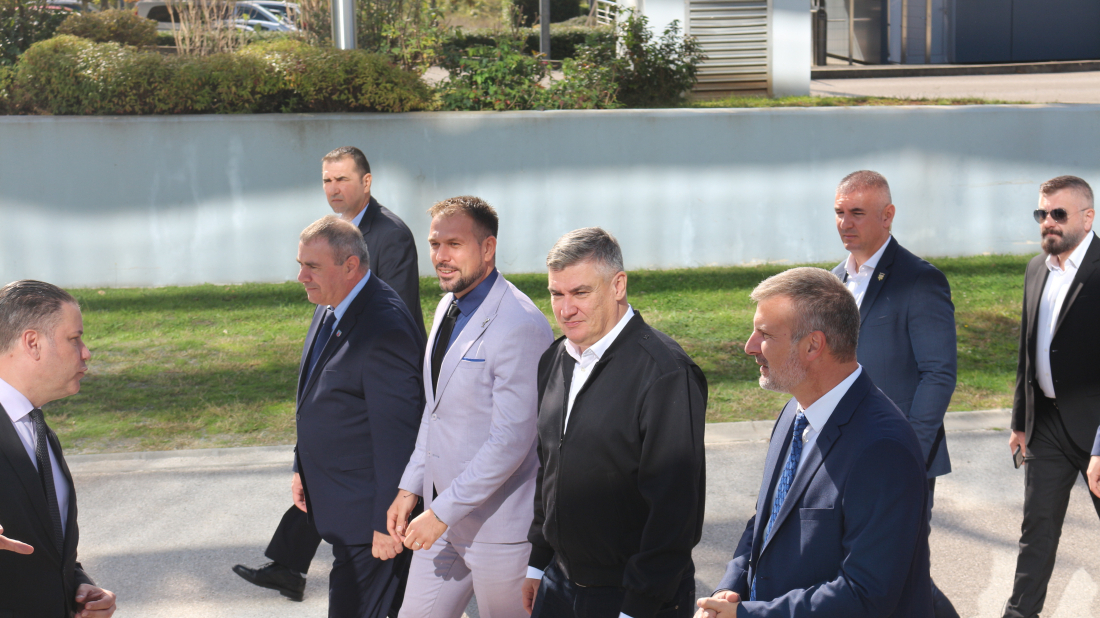 FOTO: Predsjednik Milanović posjetio tvornicu GPI Istra u Kanfanaru