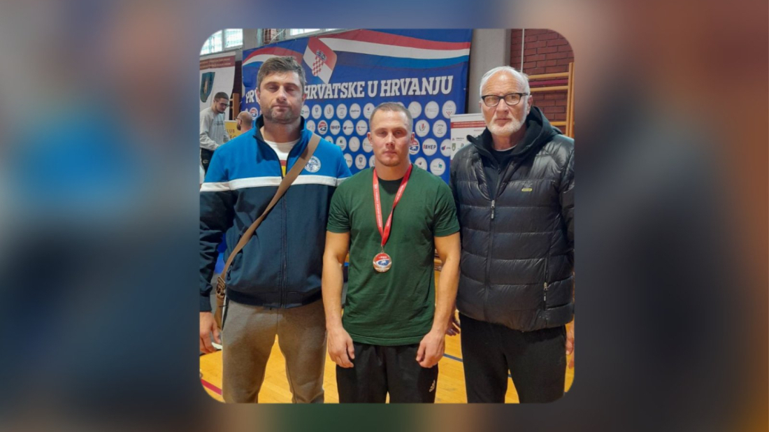 Sjajan uspjeh rovinjskog hrvača Oleksandra Nedvetzkyog – srebro na Prvenstvu Hrvatske!