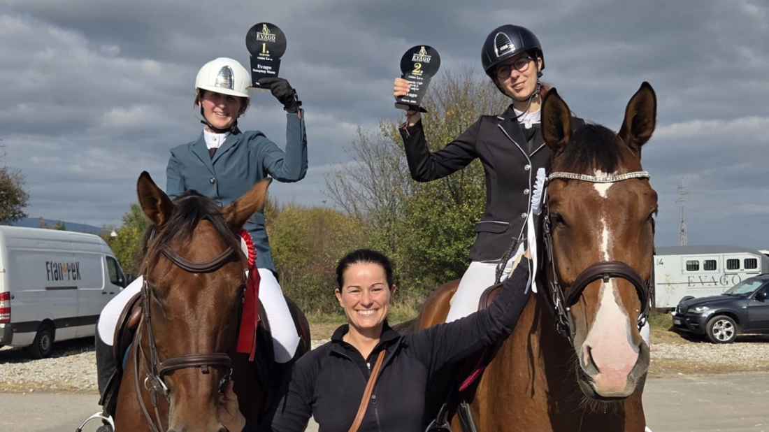 Medulinka Mia Matticchio i Porečanka Tia Stefanov briljirale na L.A. Jumping Touru u Austriji