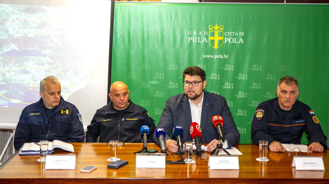U nedjelju akcija uklanjanja zrakoplovne bombe u Puli – građani pozvani na oprez i suradnju