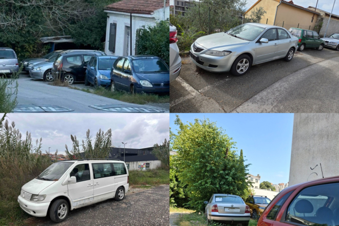 Ulice Pule pod opsadom ‘limenih duhova’: Napuštena vozila godinama zauzimaju parkirna mjesta, građani gube živce!