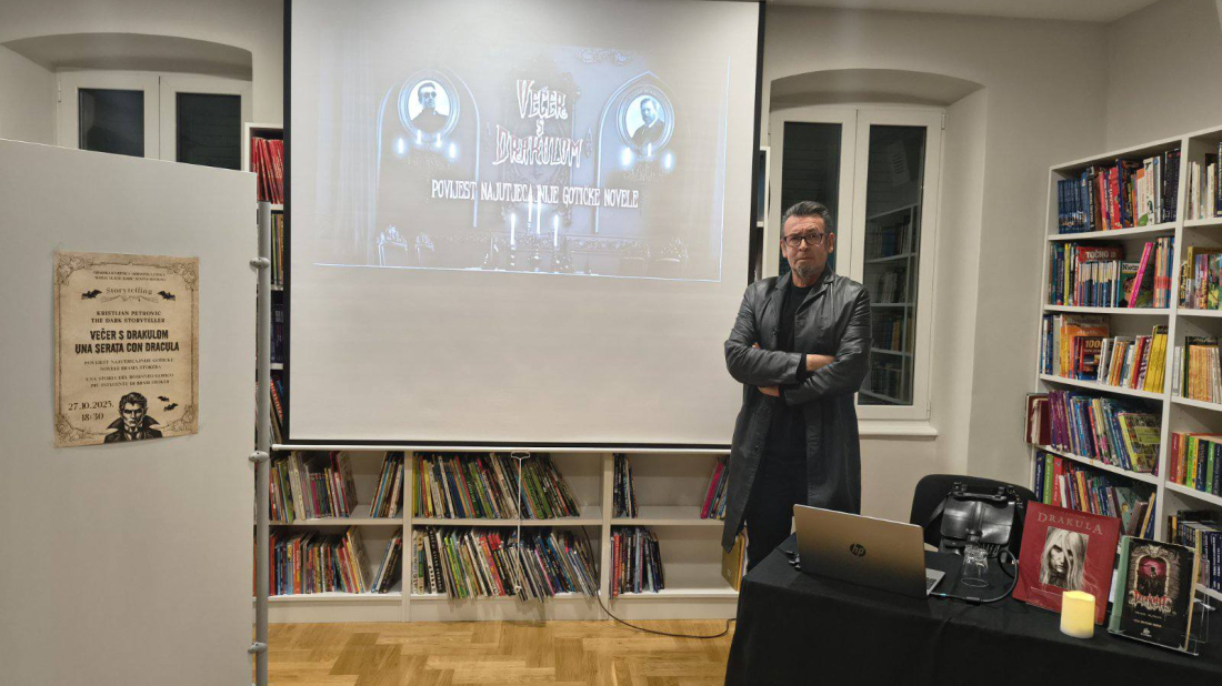 Večer s Drakulom oduševila publiku u rovinjskoj Gradskoj knjižnici