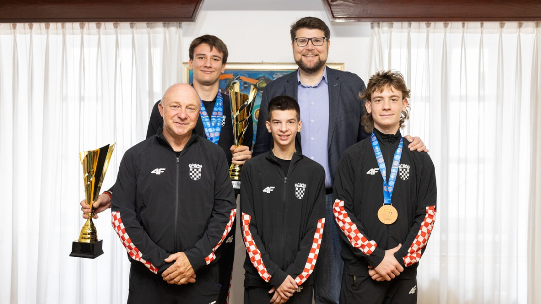 BRAVO DEČKI! Pulski gradonačelnik primio dvostrukog europskog prvaka