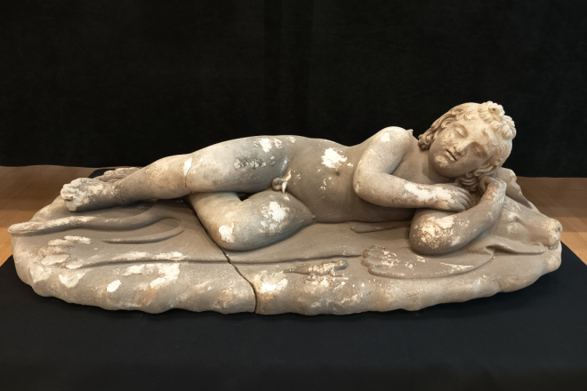 U Puli otkrivena očuvana skulptura iz 2. stoljeća - 'Usnuli Kupid'