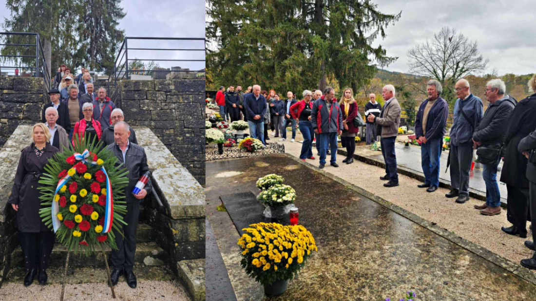 Delegacija Grada Pazina položila vijenac povodom blagdana Svih svetih i Dana mrtvih