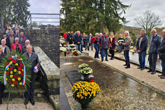 Delegacija Grada Pazina položila vijenac povodom blagdana Svih svetih i Dana mrtvih