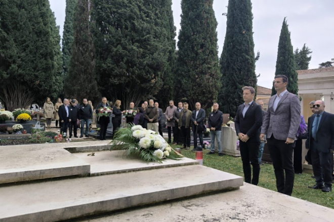 U Rovinju položeni vijenci povodom blagdana Svi Sveti i Dušnog Dana