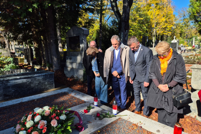 Izaslanstvo HNS-a odalo počast utemeljiteljima stranke i zaslužnima za slobodu i demokratske vrijednosti Hrvatske