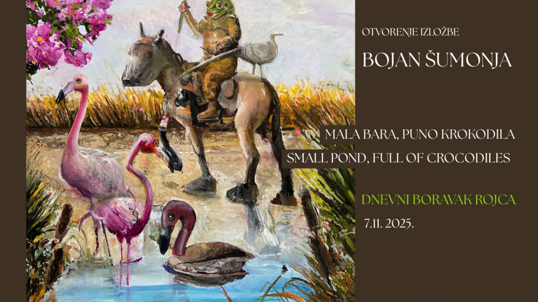 „Mala bara, puno Krokodila“: nova izložba Bojana Šumonje