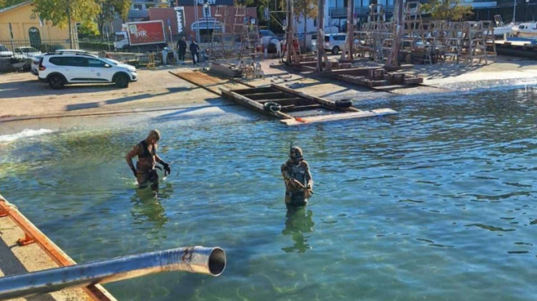 Lučka uprava uklonila pijesak u rovinjskom škveru