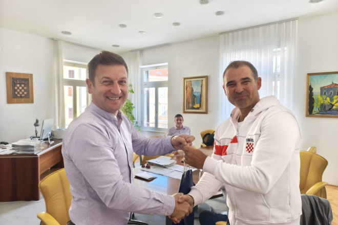 Gradonačelnik Rovinja održao prijem za svjetskog viceprvaka Davida Pinezića