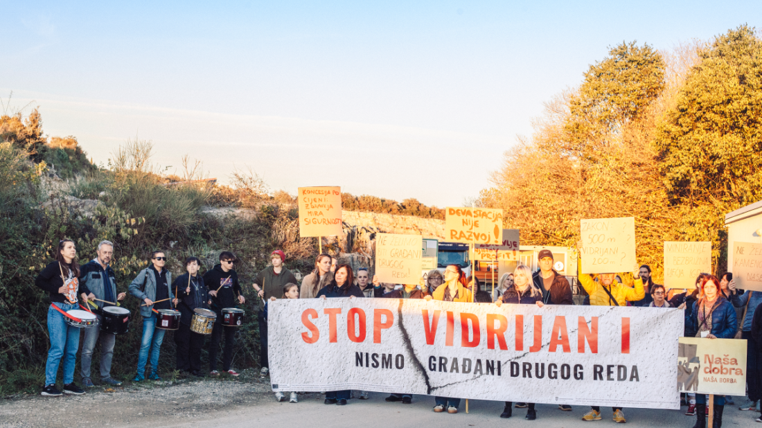 "Građani Pule nisu građani drugog reda"! Prosvjednici pozvali ministarstvo da zaustavi planirani kamenolom usred naselja