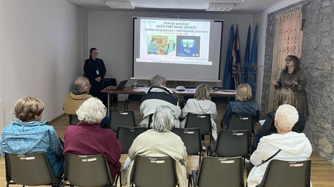 Policija educirala umirovljenike o zaštiti od prijevara i internetskih prijevara!