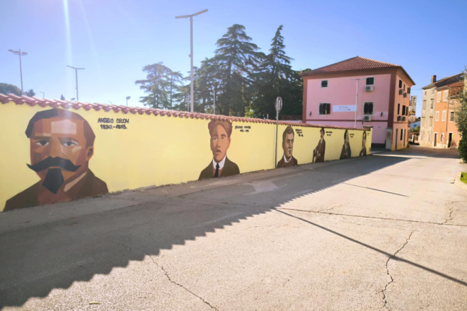 Vodnjan: Oslikan novi mural posvećen lokalnim velikanima!