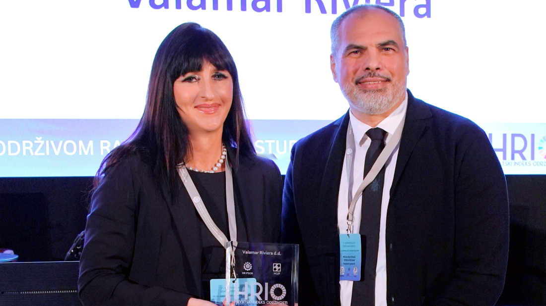Valamar dobitnik nagrade Hrvatskog indeksa održivosti za odnose sa zajednicom