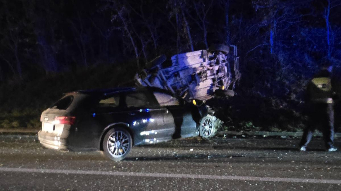 Težak sudar kod Pićna: Auto završio na boku, više ozlijeđenih!