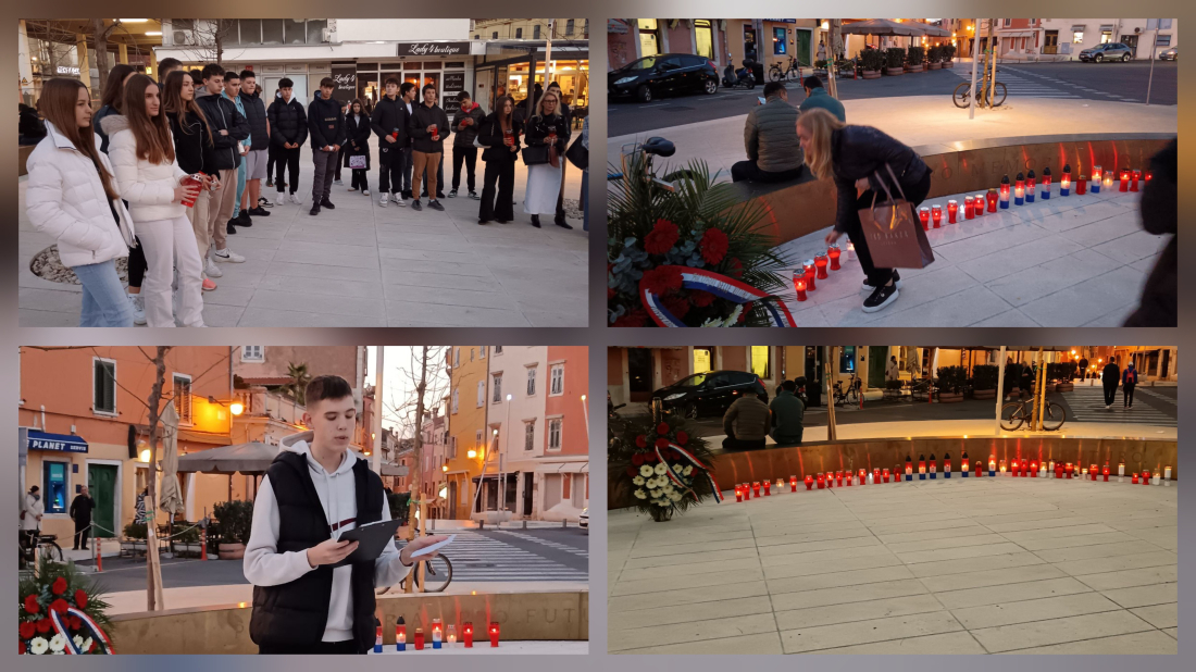 Dirljiva gesta rovinjskih osmaša: Zapalili svijeće i čitali Glavaševića u čast Vukovaru i Škabrnji