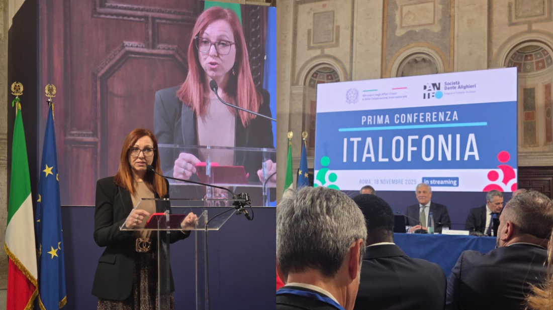 Zamjenica župana Acquavita na 1. Međunarodnoj konferenciji o italofoniji