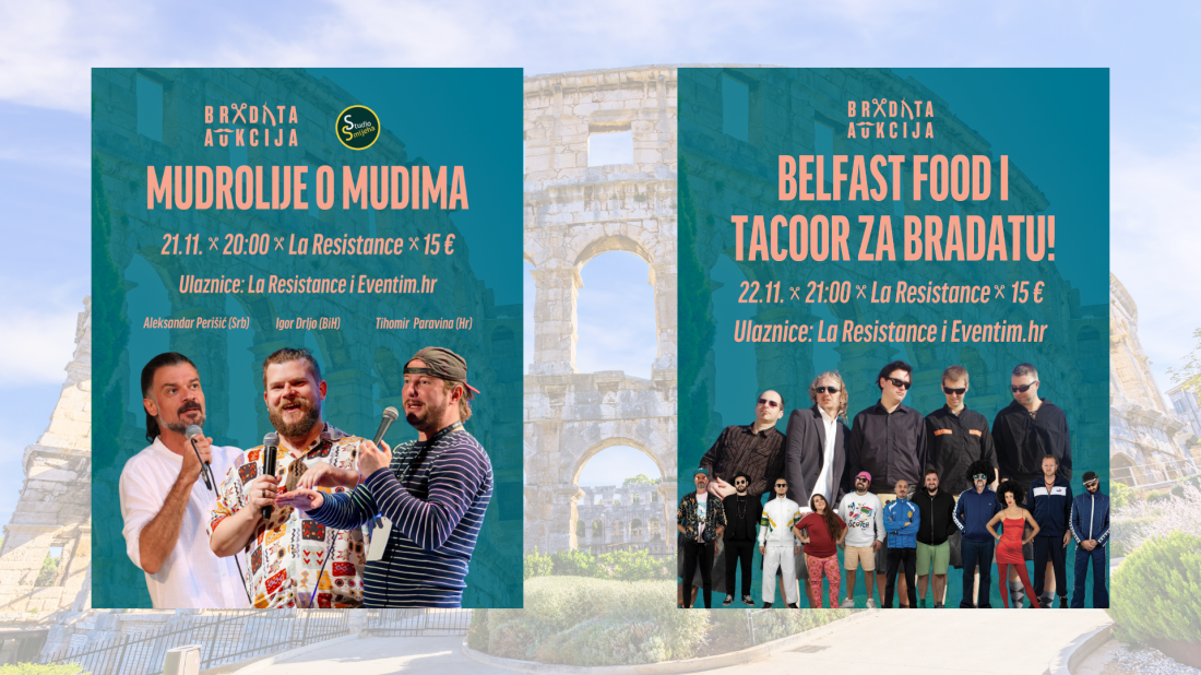 Bradata aukcija u Puli: Stand-up i koncerti za kupnju kemoterapijskih fotelja