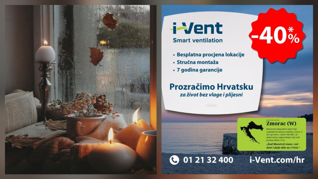 Riješite vlagu i plijesan rekuperacijom – Iskoristitke akciju uz 40% do kraja prosinca